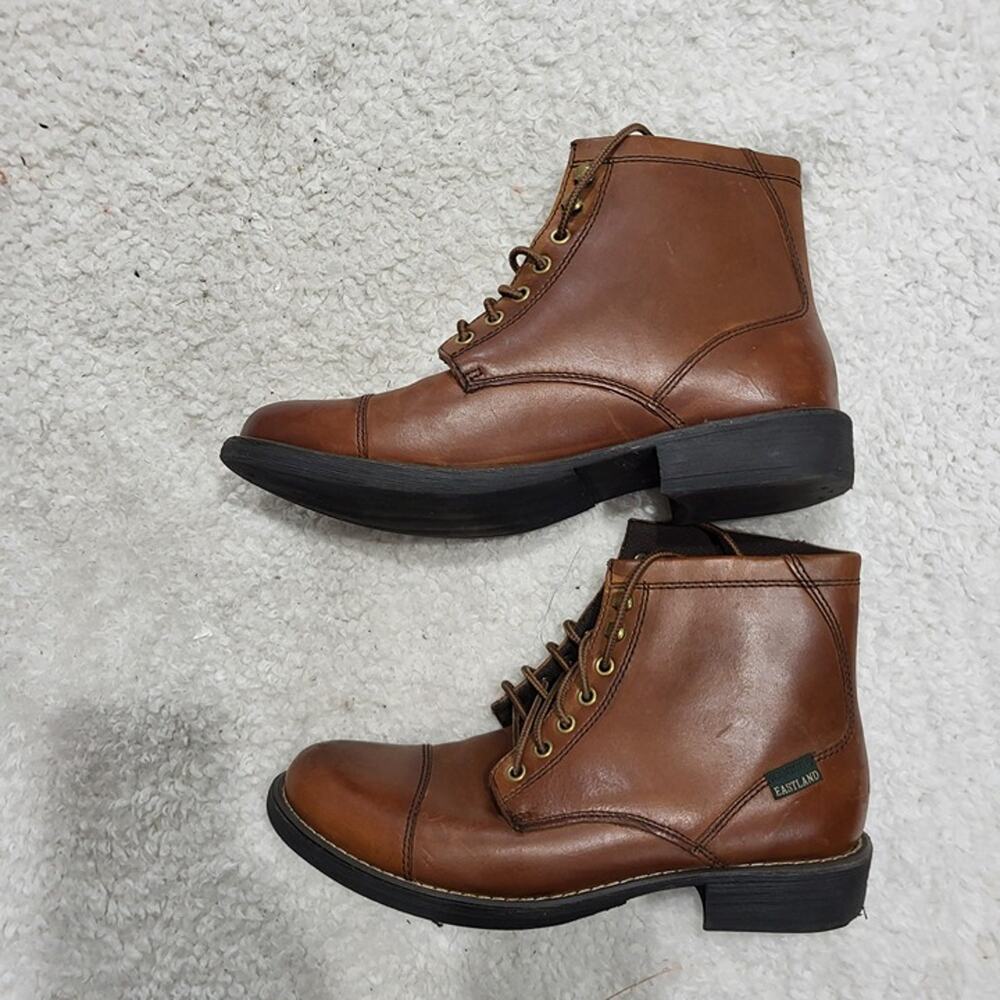 Eastland High Fidelity Cap Toe Lace-Up leather boot Mens size  9D